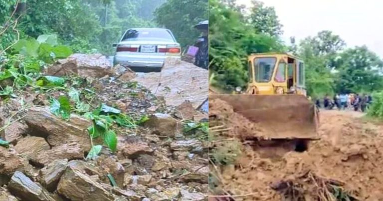 পাহাড়ধস: খাগড়াছড়ি-চট্টগ্রাম সড়কে যান চলাচল বন্ধ